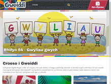 Tablet Screenshot of gweiddi.org